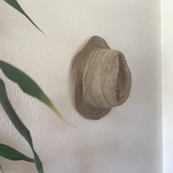 Anthropologie Raffia Beach Hat - Picture 3 of 3